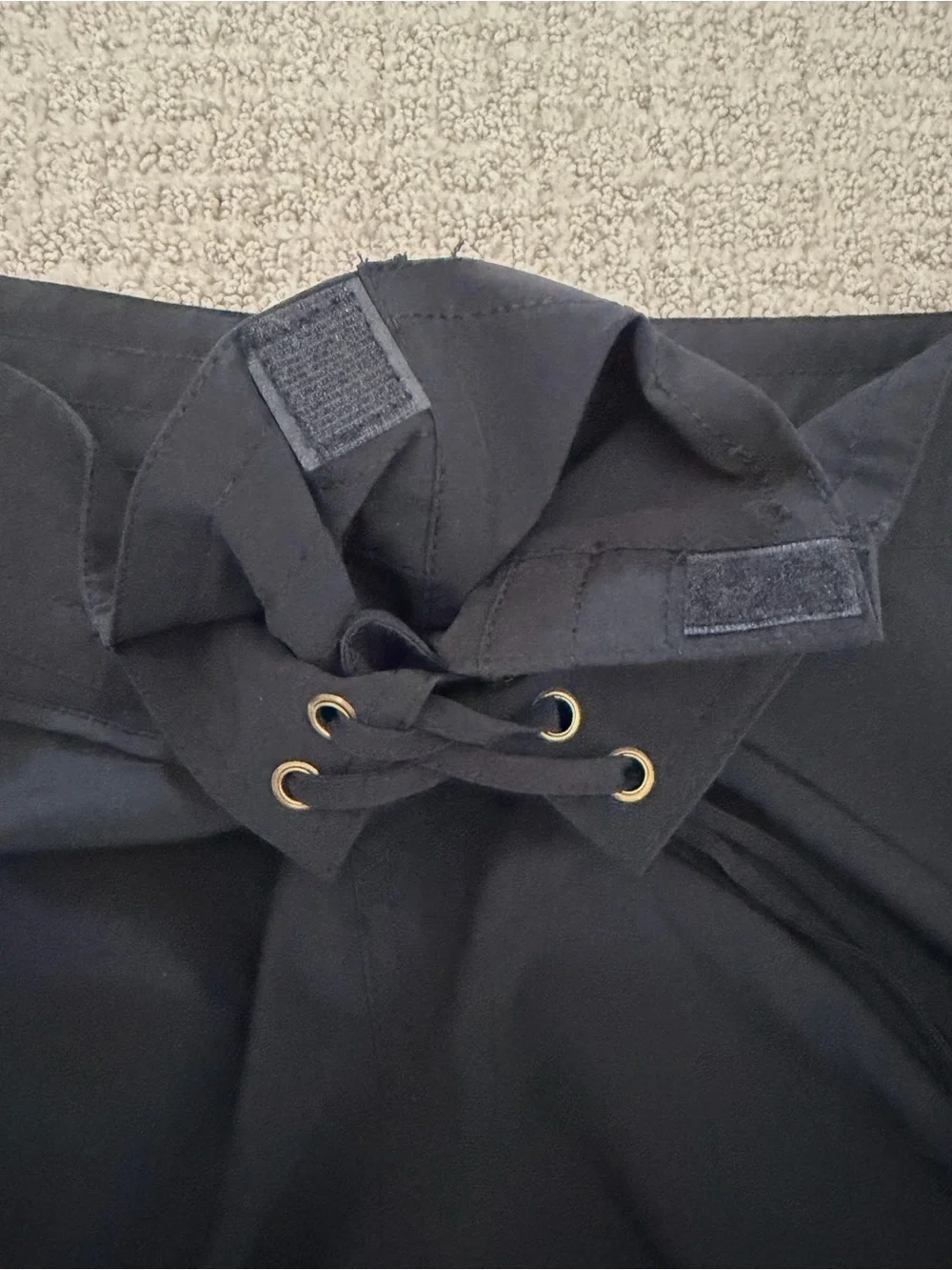 La Blanca Black Lace-Up Bermuda Swim Shorts - SIZE 10 - Picture 5 of 8